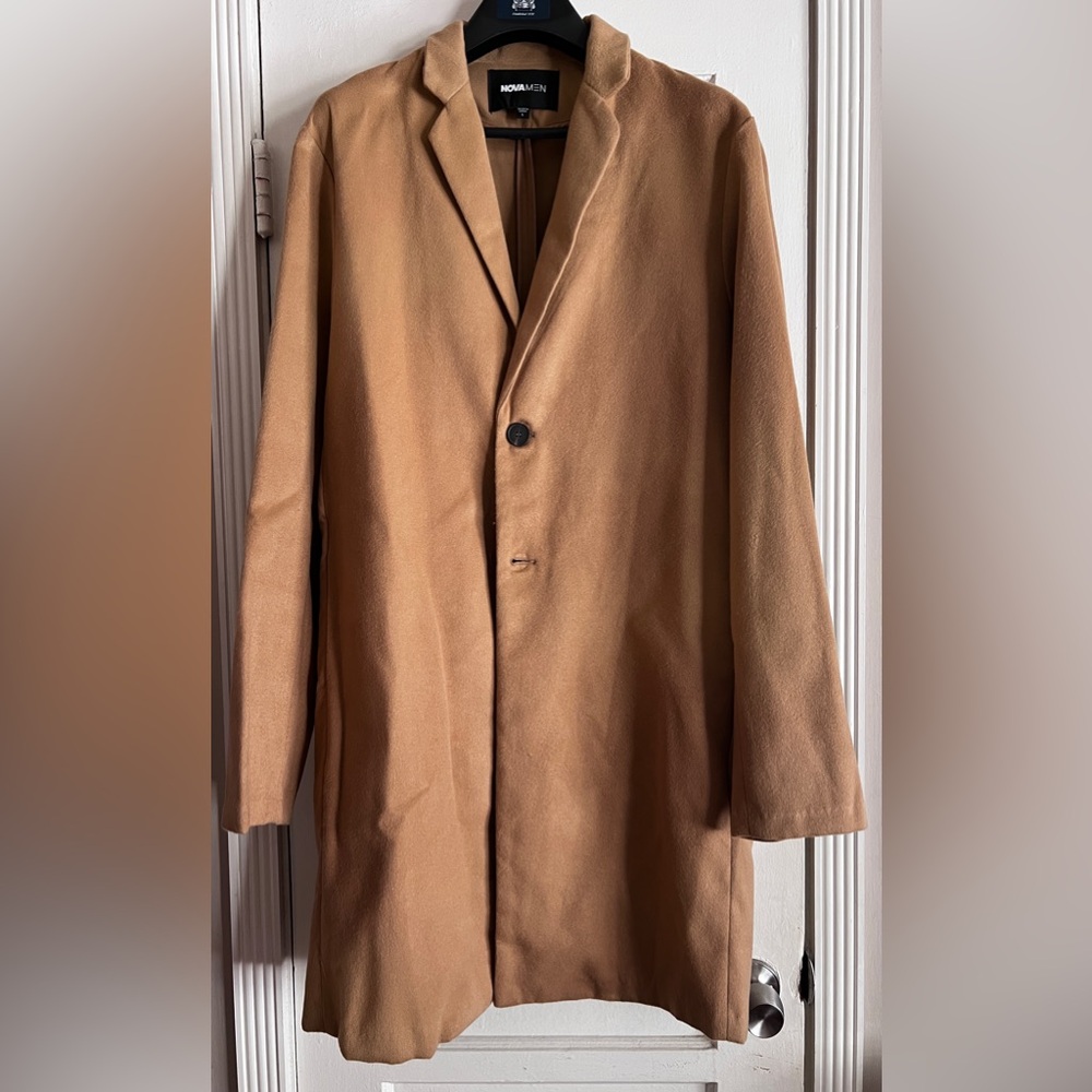 Fashion Nova Camel Trench Coat